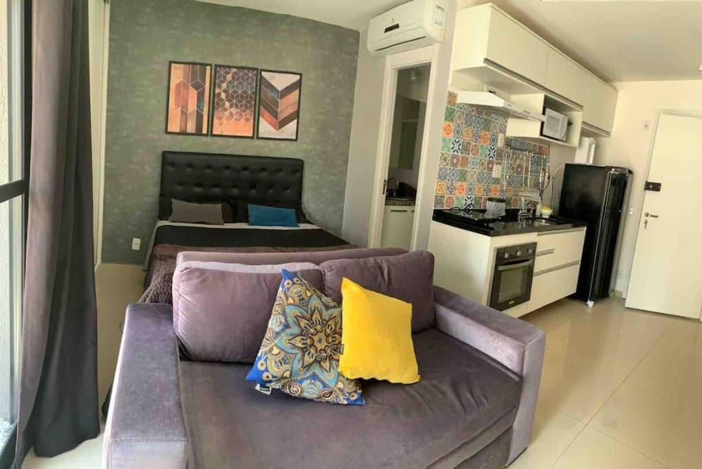 Апартаменты Studio Lindo Ao Lado Do Metro Santa Cecilia Сан-Пауло Экстерьер фото
